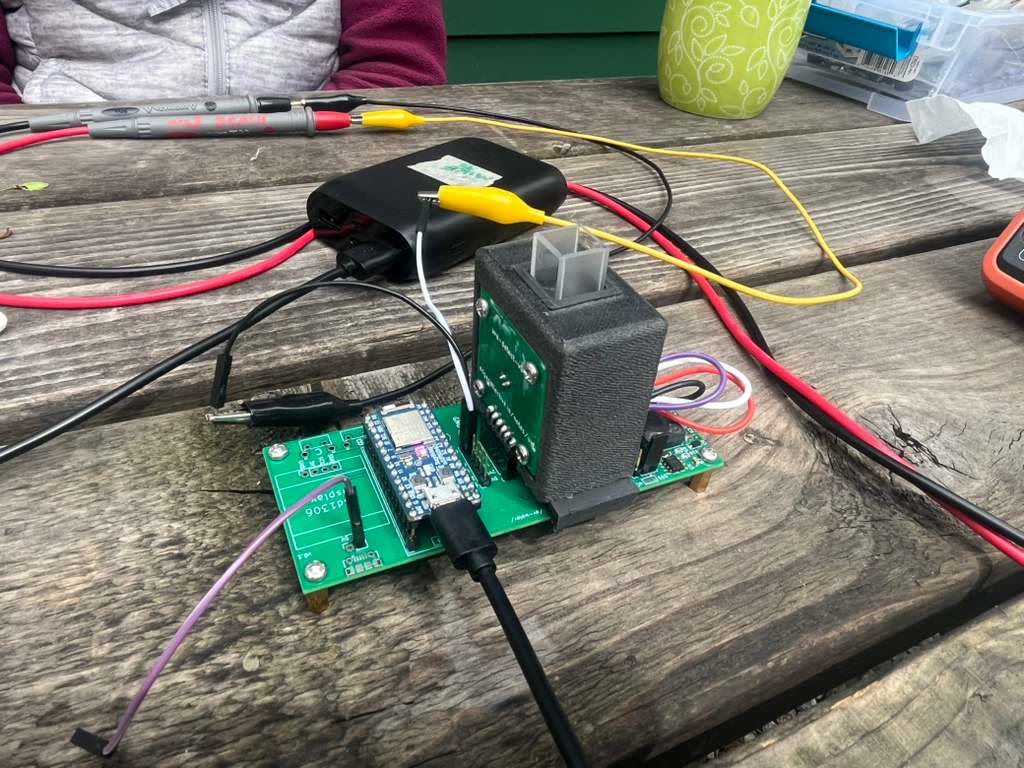 UV-254 instrument prototype on the bench