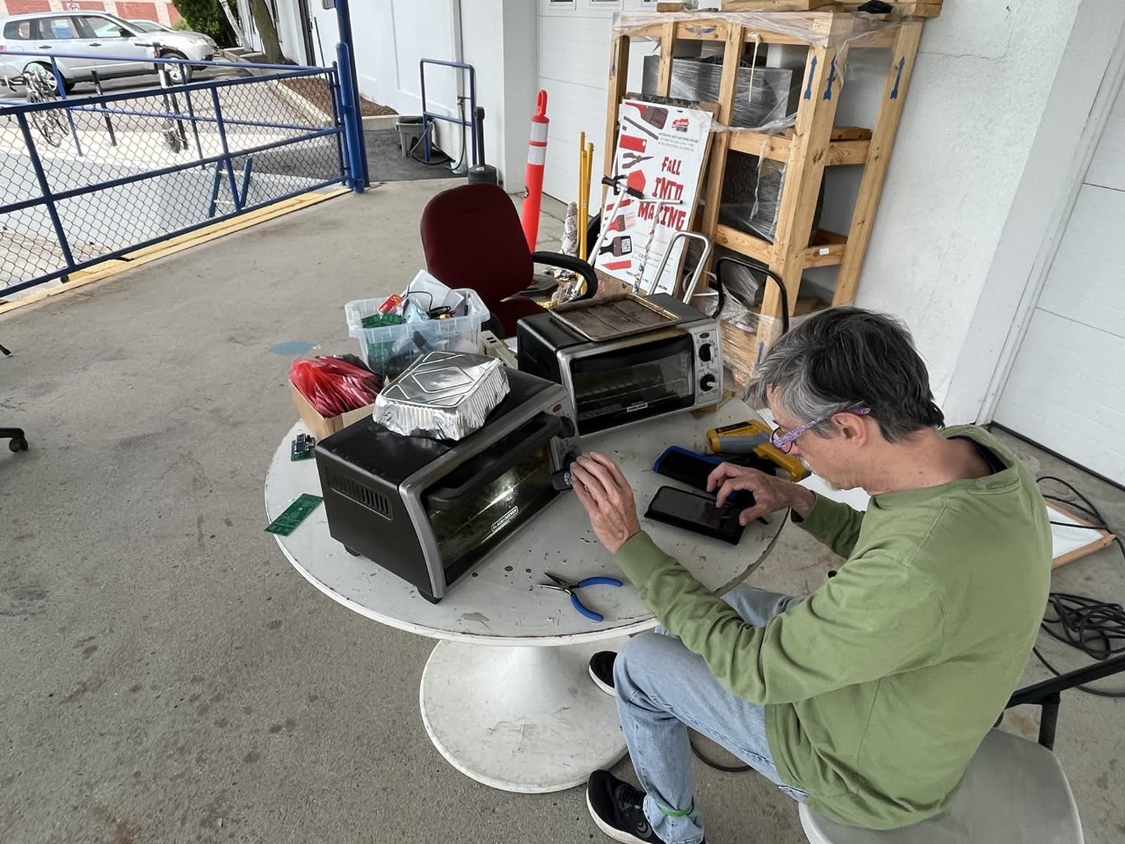Toaster-oven reflow at Artisans Asylum